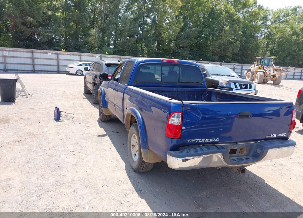 2006 TOYOTA TUNDRA SR5 V8 VIN: 5TBBT44116S485998