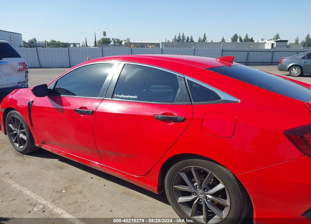2020 HONDA CIVIC EX-L VIN: 2HGFC1F77LH680315