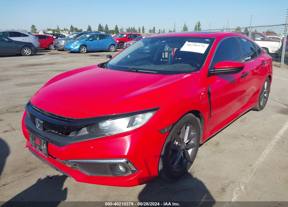 2020 HONDA CIVIC EX-L VIN: 2HGFC1F77LH680315