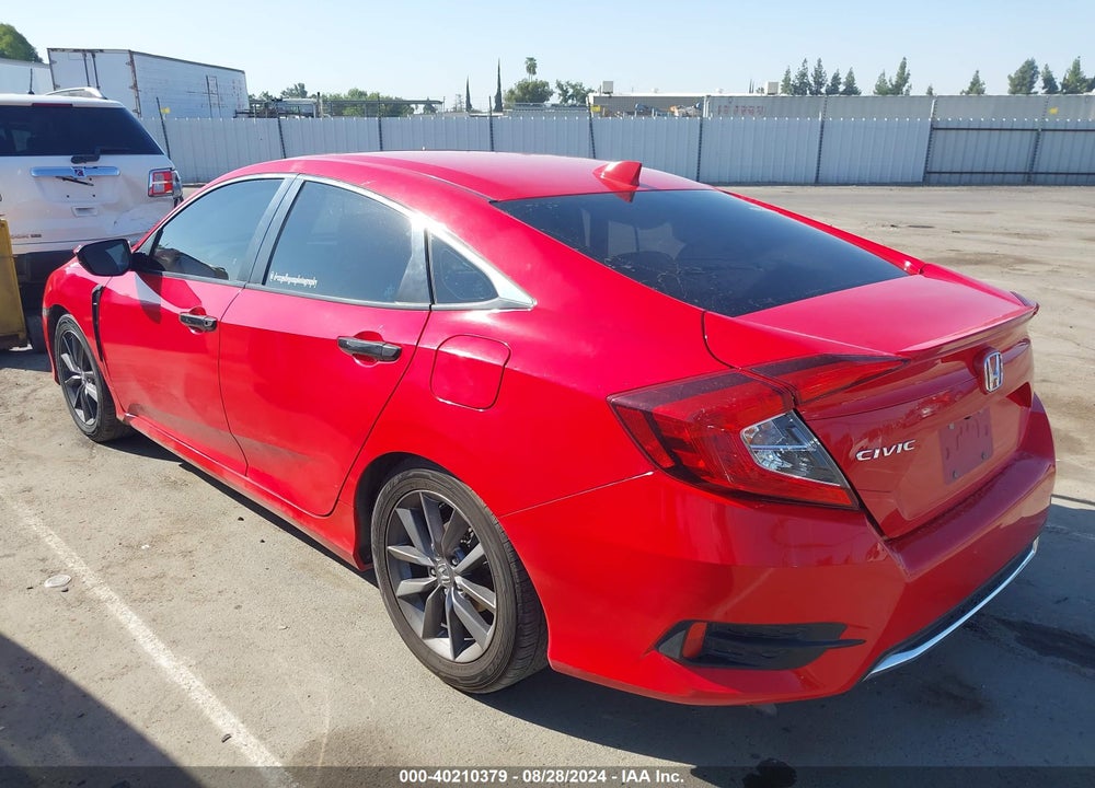 2020 HONDA CIVIC EX-L VIN: 2HGFC1F77LH680315