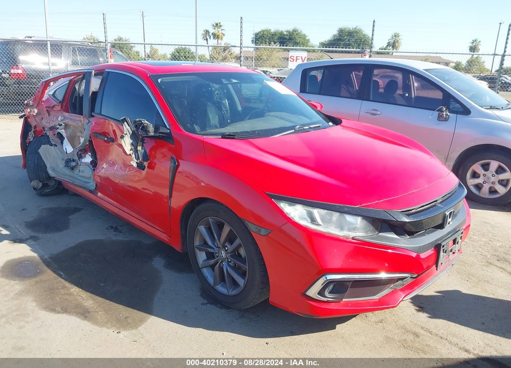 2020 HONDA CIVIC EX-L VIN: 2HGFC1F77LH680315
