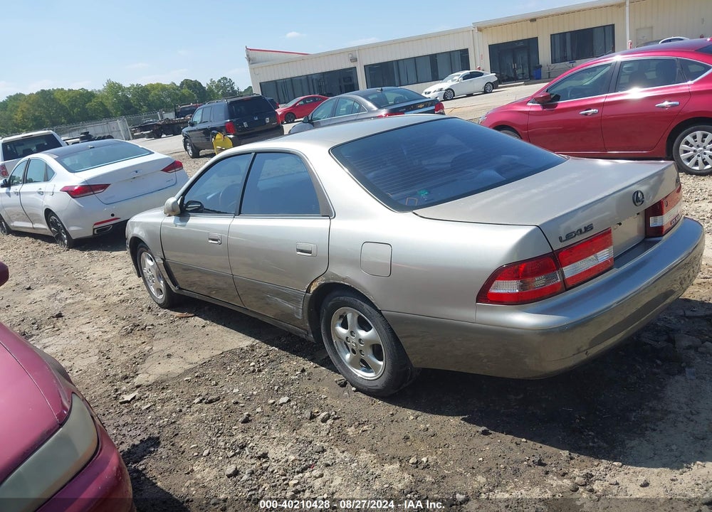 2000 LEXUS ES 300 VIN: JT8BF28G9Y0286218