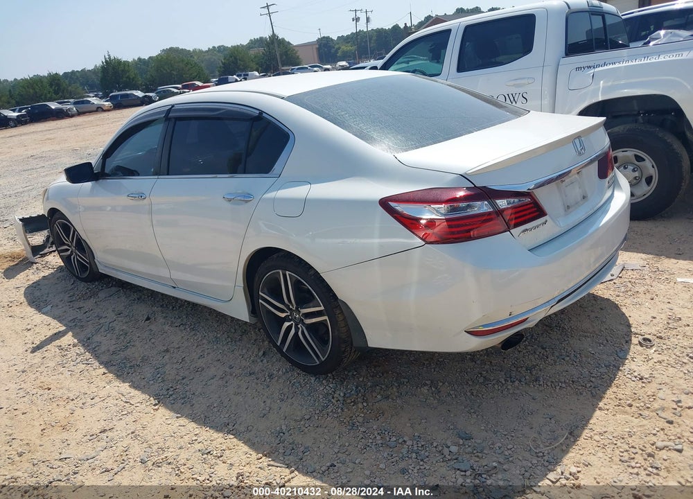 2017 HONDA ACCORD SPORT SE VIN: 1HGCR2F11HA142153