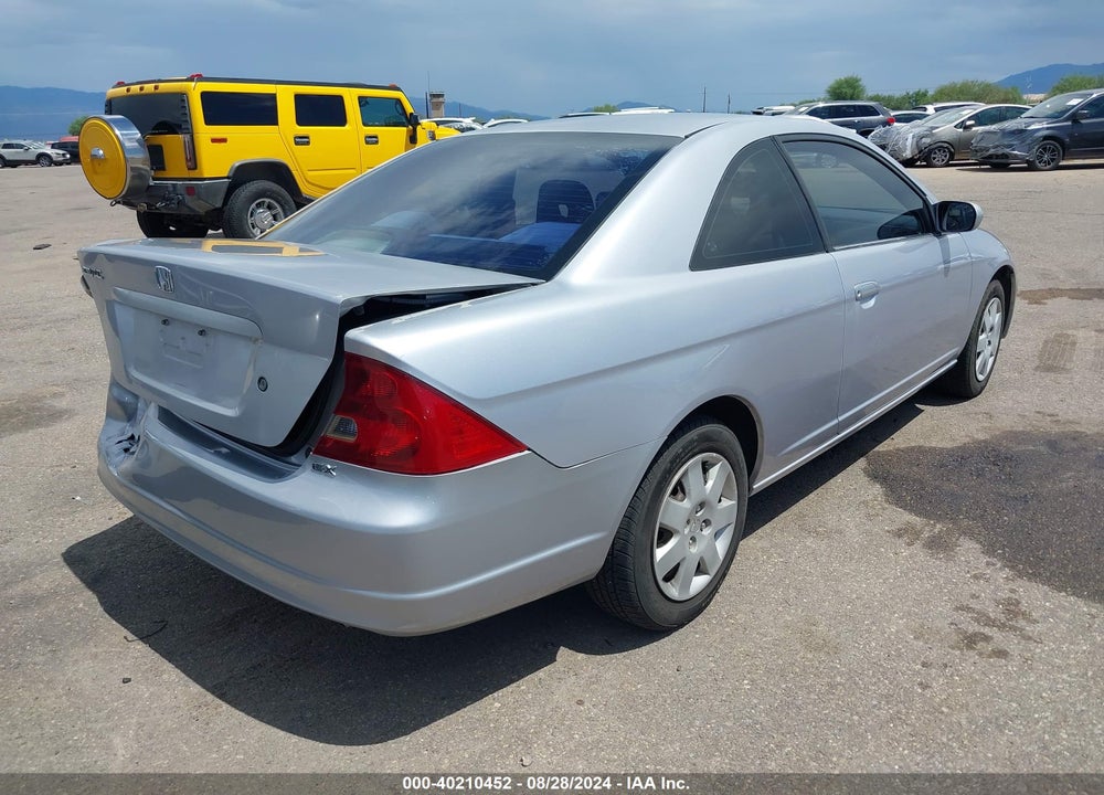 2001 HONDA CIVIC EX VIN: 1HGEM22921L015568