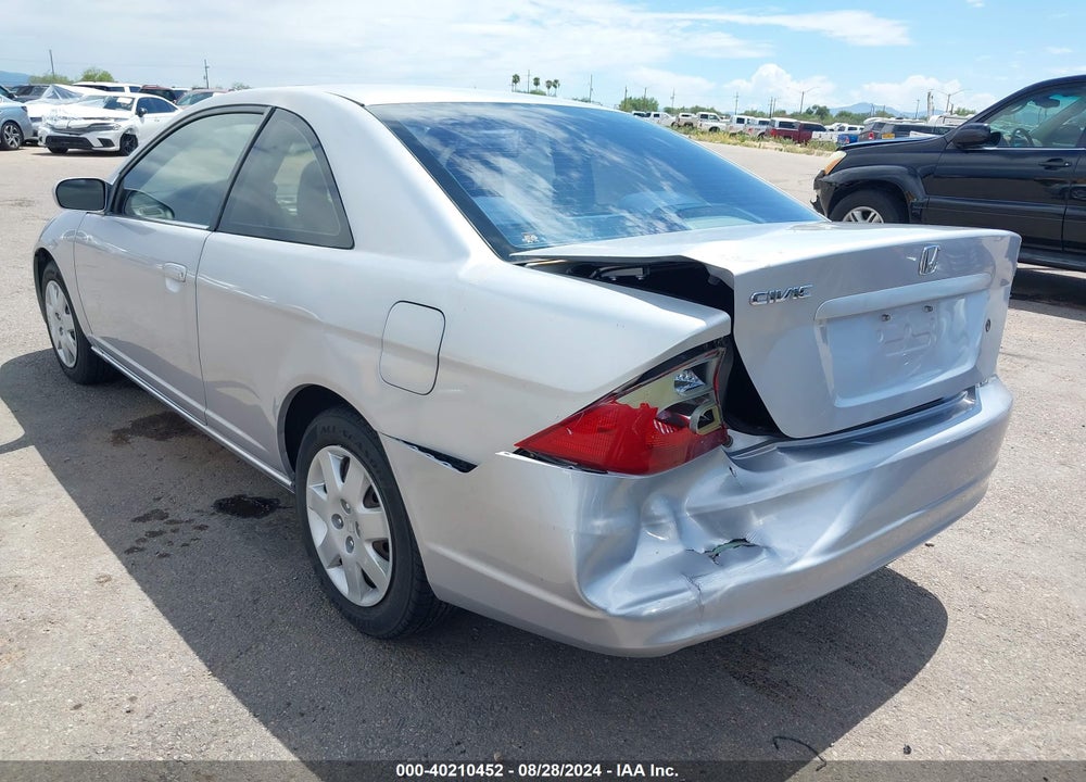 2001 HONDA CIVIC EX VIN: 1HGEM22921L015568