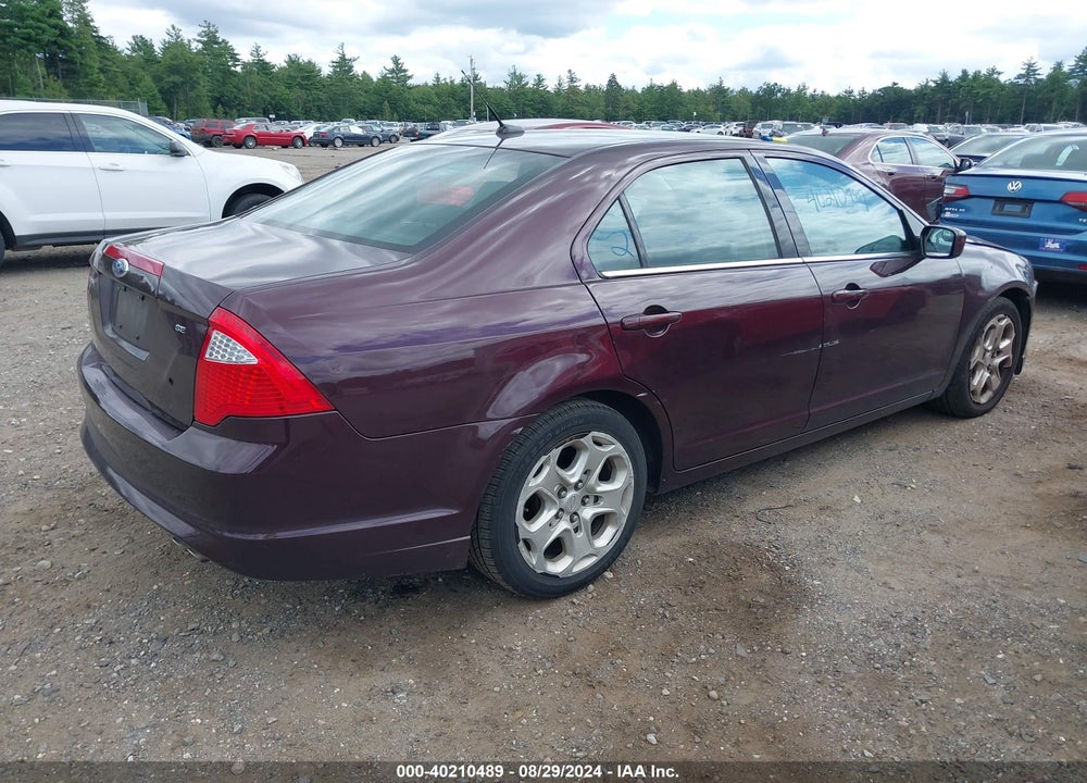 2011 FORD FUSION SE VIN: 3FAHP0HA0BR283357