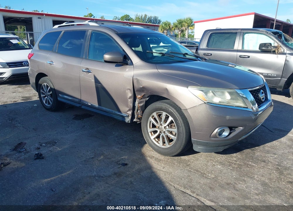 2013 NISSAN PATHFINDER SL VIN: 5N1AR2MN8DC615102