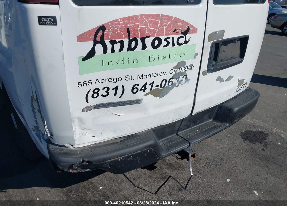 2007 CHEVROLET EXPRESS WORK VAN VIN: 1GCGG25V671172810