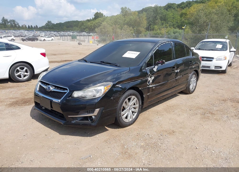 2015 SUBARU IMPREZA 2.0I PREMIUM VIN: JF1GJAC67FH007836