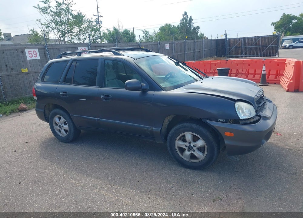 2005 HYUNDAI SANTA FE GLS VIN: KM8SC13D55U913904