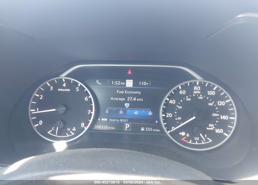 2020 NISSAN MAXIMA SV XTRONIC CVT VIN: 1N4AA6CV5LC376309