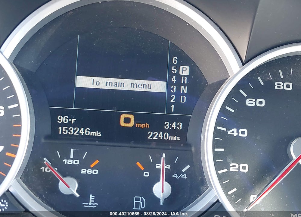 2006 PORSCHE CAYENNE TURBO/TURBO S VIN: WP1AC29P56LA91974