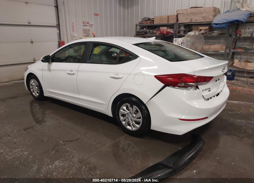 2017 HYUNDAI ELANTRA SE VIN: 5NPD74LF9HH208610