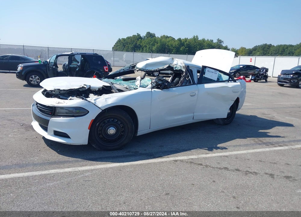 2018 DODGE CHARGER POLICE AWD VIN: 2C3CDXKT4JH174737