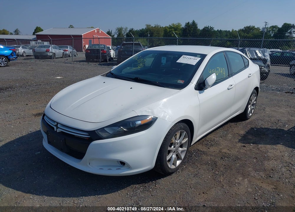 2013 DODGE DART RALLYE VIN: 1C3CDFBH4DD142779