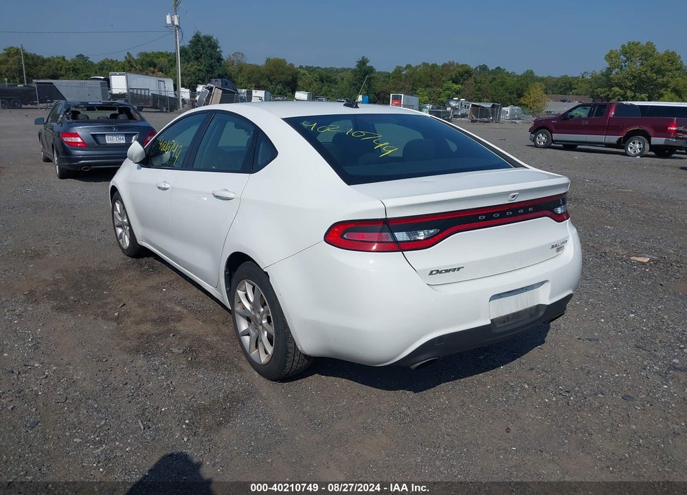 2013 DODGE DART RALLYE VIN: 1C3CDFBH4DD142779
