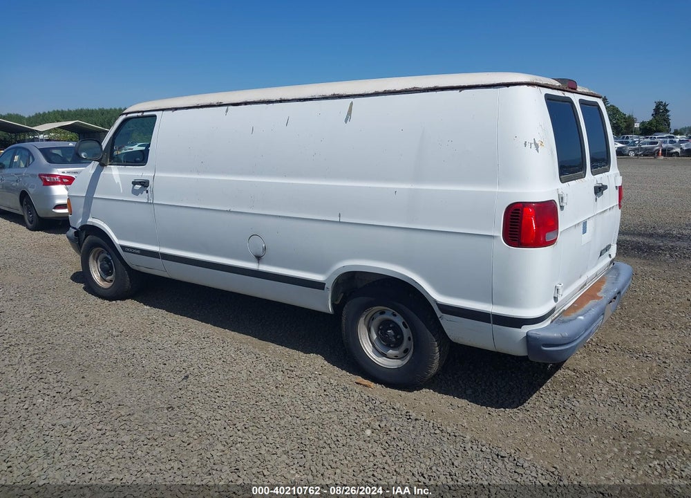2000 DODGE RAM VAN 1500 CONVERSION VIN: 2B7HB11Y7YK153007