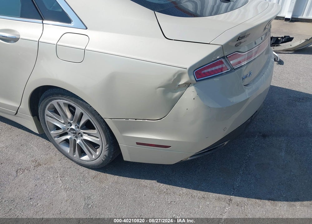 2014 LINCOLN MKZ VIN: 3LN6L2GK0ER829254