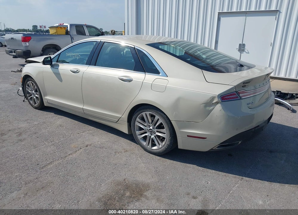 2014 LINCOLN MKZ VIN: 3LN6L2GK0ER829254
