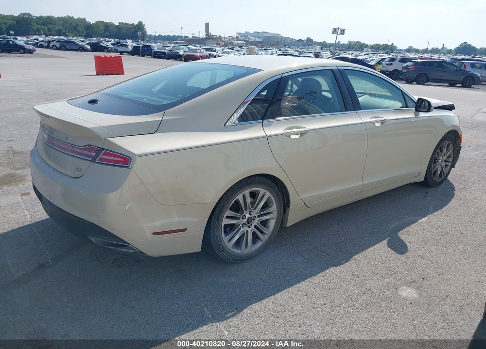 2014 LINCOLN MKZ VIN: 3LN6L2GK0ER829254
