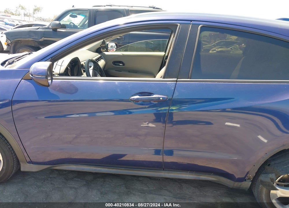 2016 HONDA HR-V VIN: 3CZRU5H72GM728639
