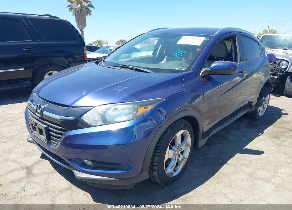 2016 HONDA HR-V VIN: 3CZRU5H72GM728639