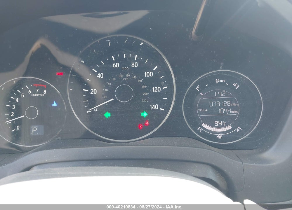 2016 HONDA HR-V VIN: 3CZRU5H72GM728639