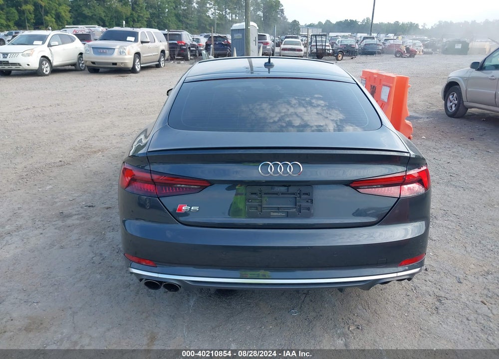 2018 AUDI S5 3.0T PREMIUM PLUS VIN: WAUB4CF58JA129498