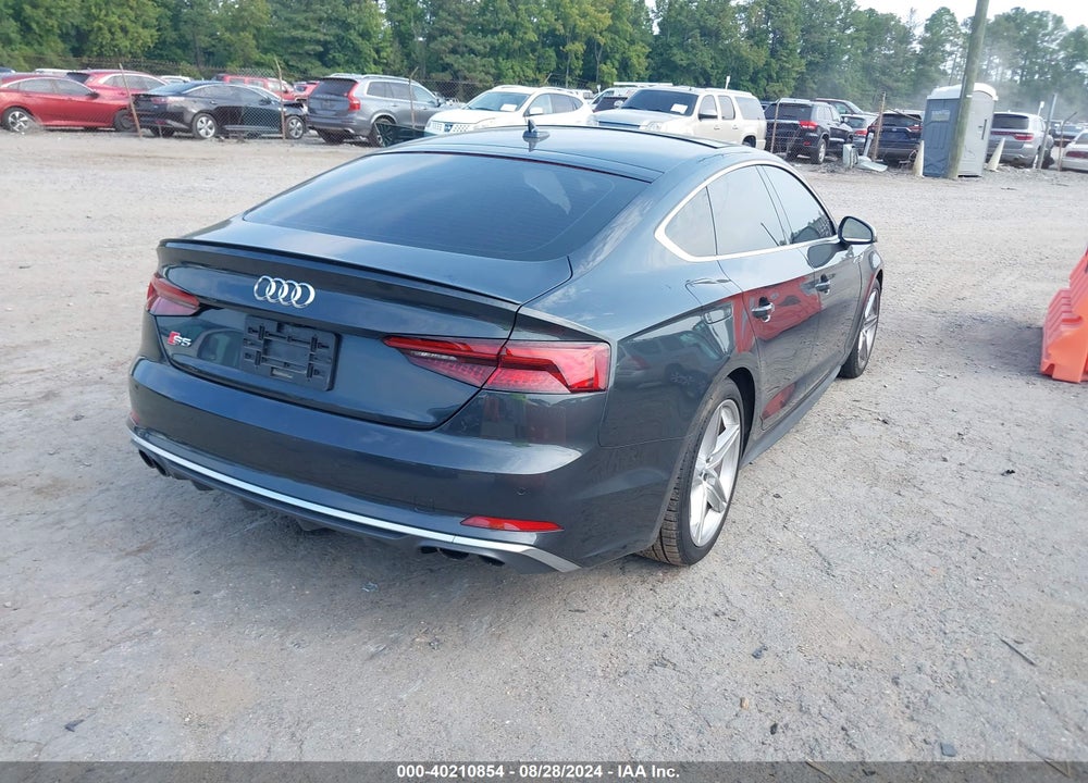 2018 AUDI S5 3.0T PREMIUM PLUS VIN: WAUB4CF58JA129498
