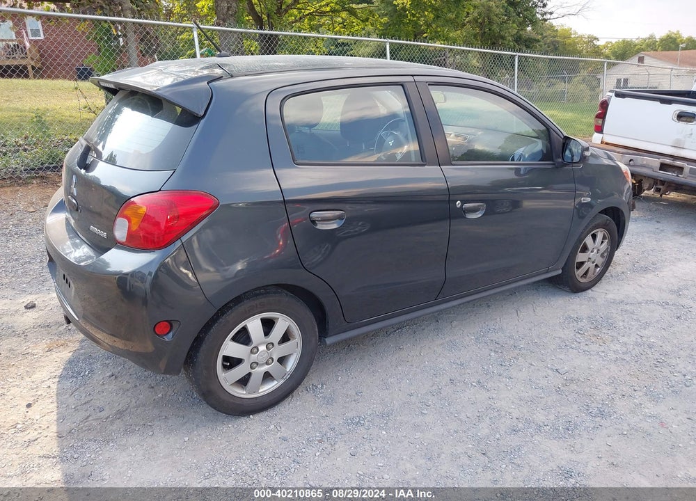 2015 MITSUBISHI MIRAGE ES/RF VIN: ML32A4HJ7FH001282