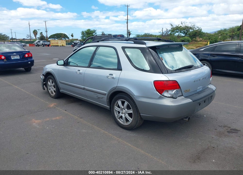 2005 SUBARU IMPREZA OUTBACK SPORT BASE W/SPECIAL EDITION VIN: JF1GG68525H817319