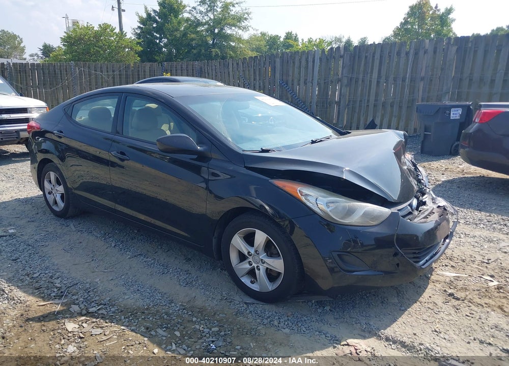 2013 HYUNDAI ELANTRA GLS VIN: 5NPDH4AE0DH244543