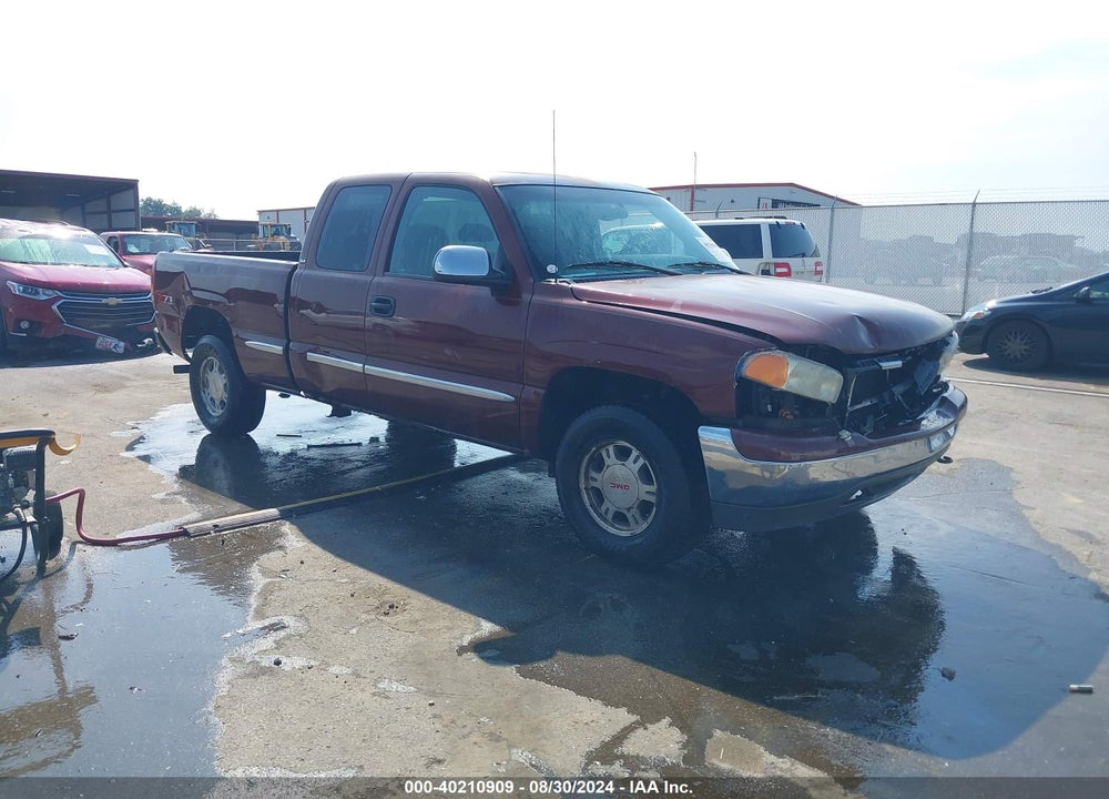 2001 GMC SIERRA 1500 SLE VIN: 1GTEK19T61Z179032
