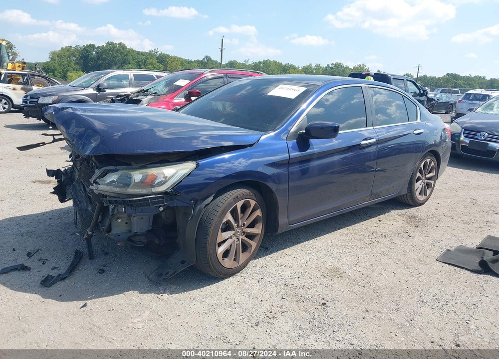 2013 HONDA ACCORD SPORT VIN: 1HGCR2F56DA088880
