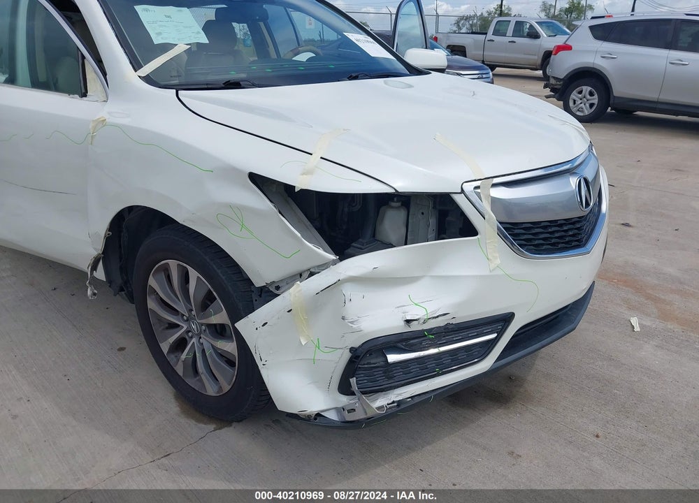 2015 ACURA MDX TECHNOLOGY PACKAGE VIN: 5FRYD4H41FB010261