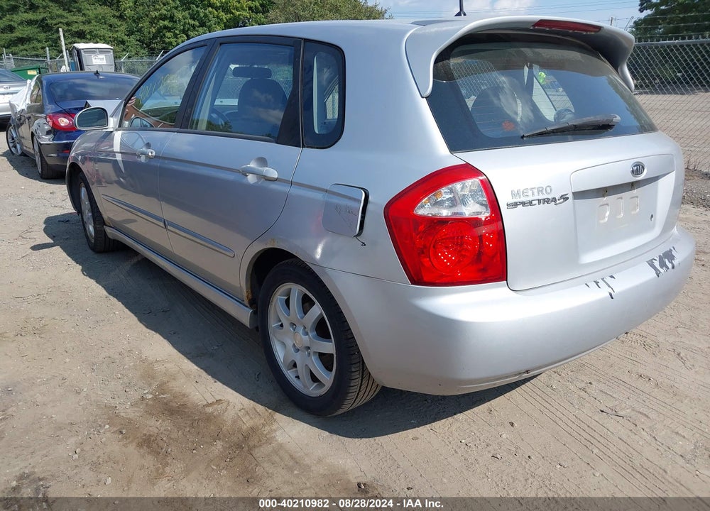 2006 KIA SPECTRA5 VIN: KNAFE162865271729