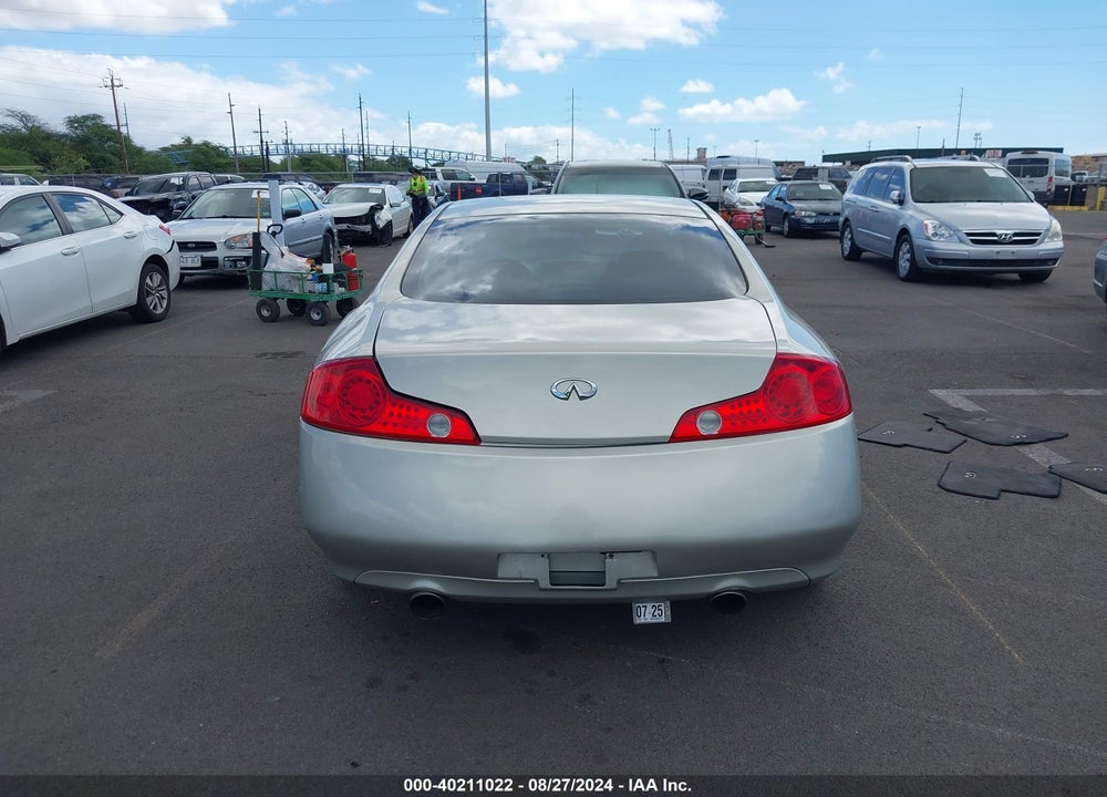 2005 INFINITI G35 VIN: JNKCV54E45M411644