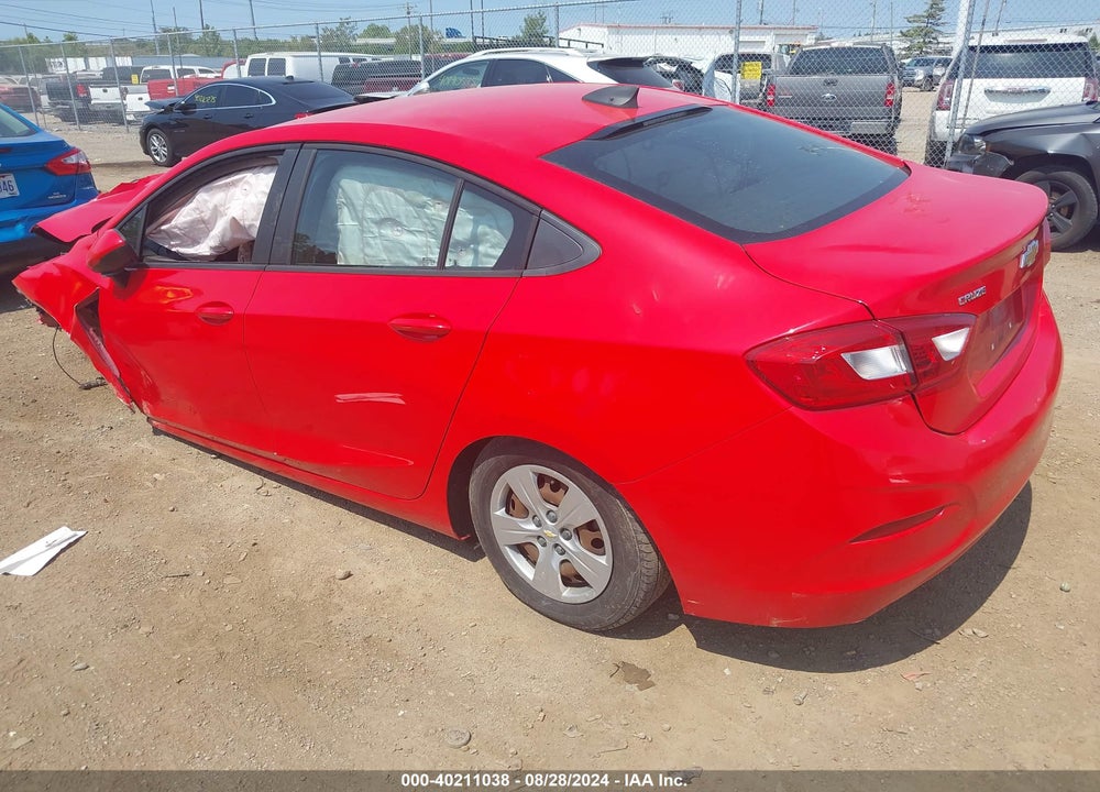 2017 CHEVROLET CRUZE LS AUTO VIN: 1G1BC5SM4H7278327