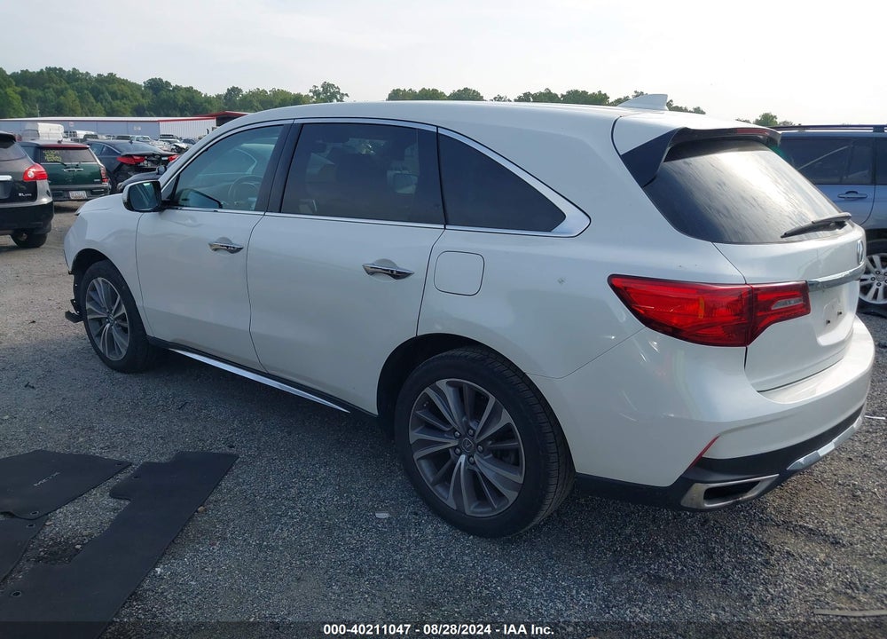 2017 ACURA MDX TECHNOLOGY PACKAGE VIN: 5FRYD4H57HB039985