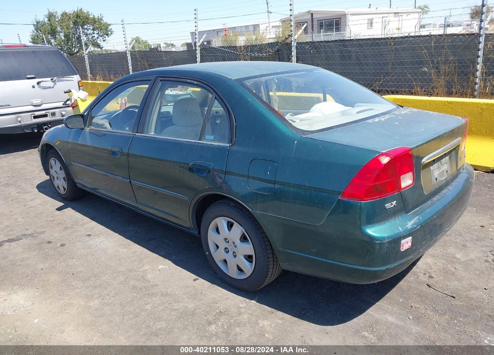 2001 HONDA CIVIC VIN: 2HGES26741H502945