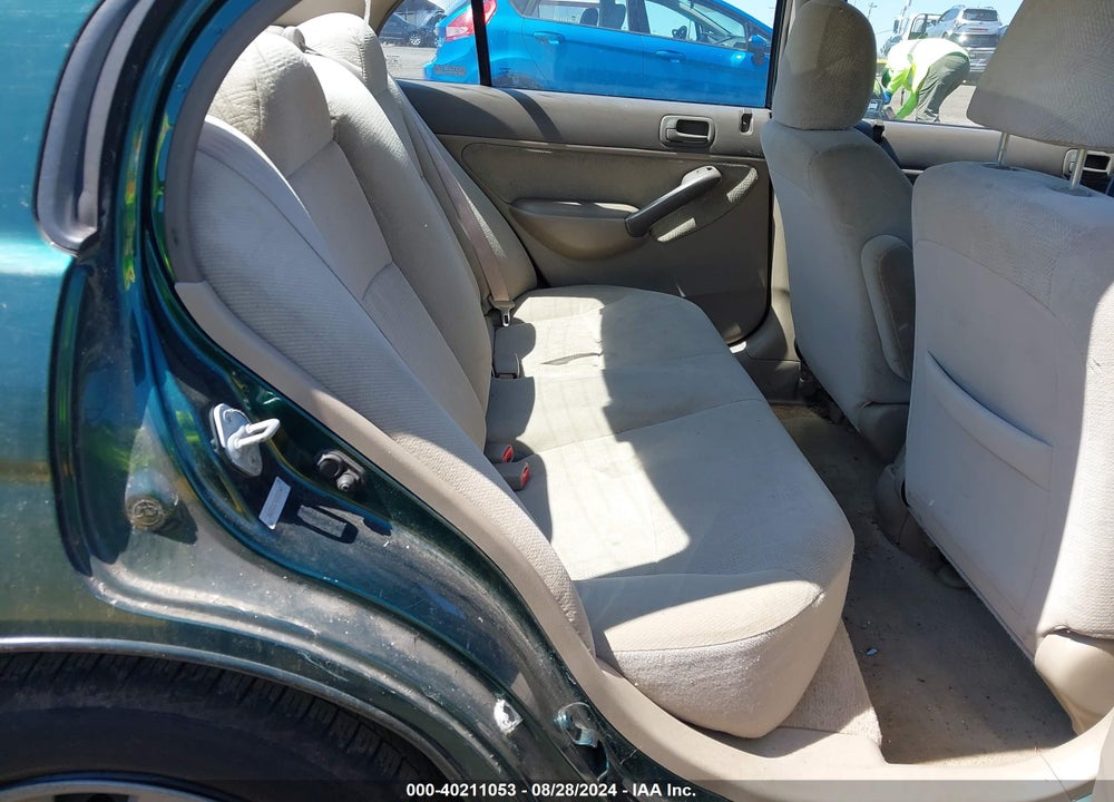 2001 HONDA CIVIC VIN: 2HGES26741H502945