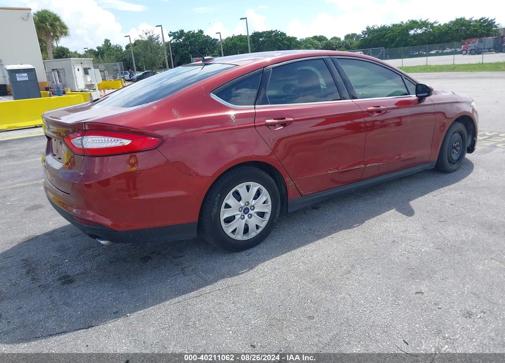 2014 FORD FUSION S VIN: 3FA6P0G79ER366061