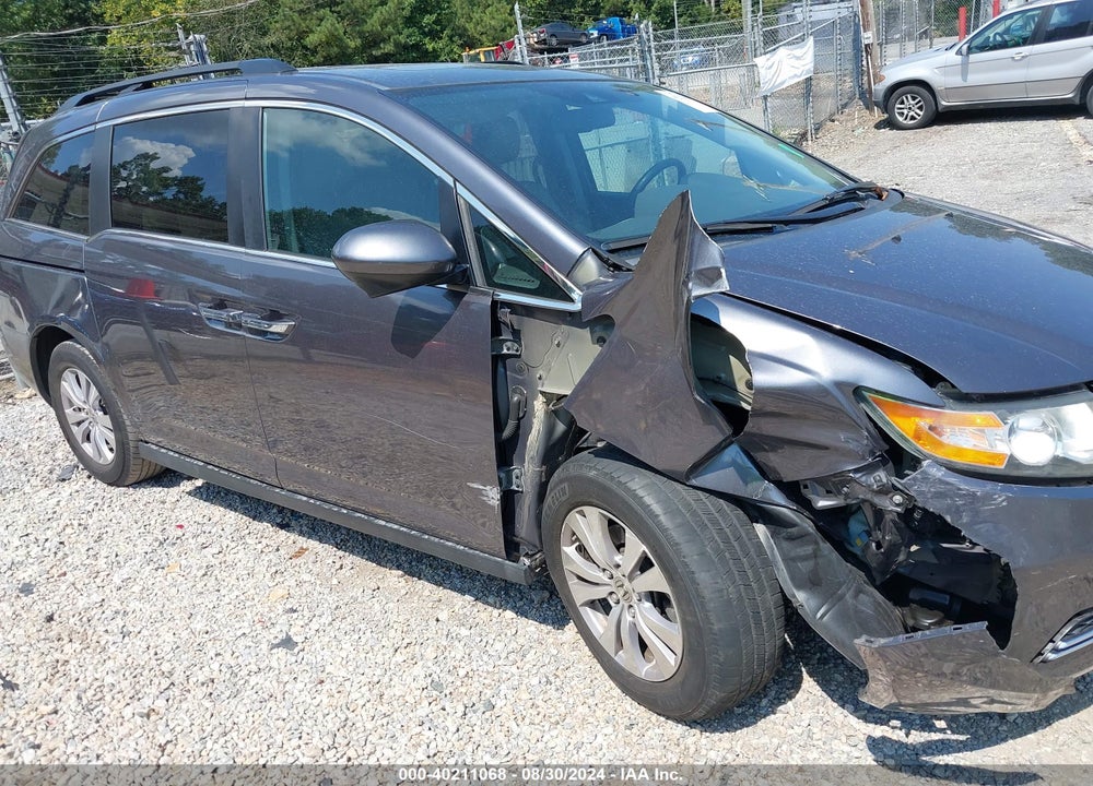 2015 HONDA ODYSSEY EX-L VIN: 5FNRL5H60FB095805