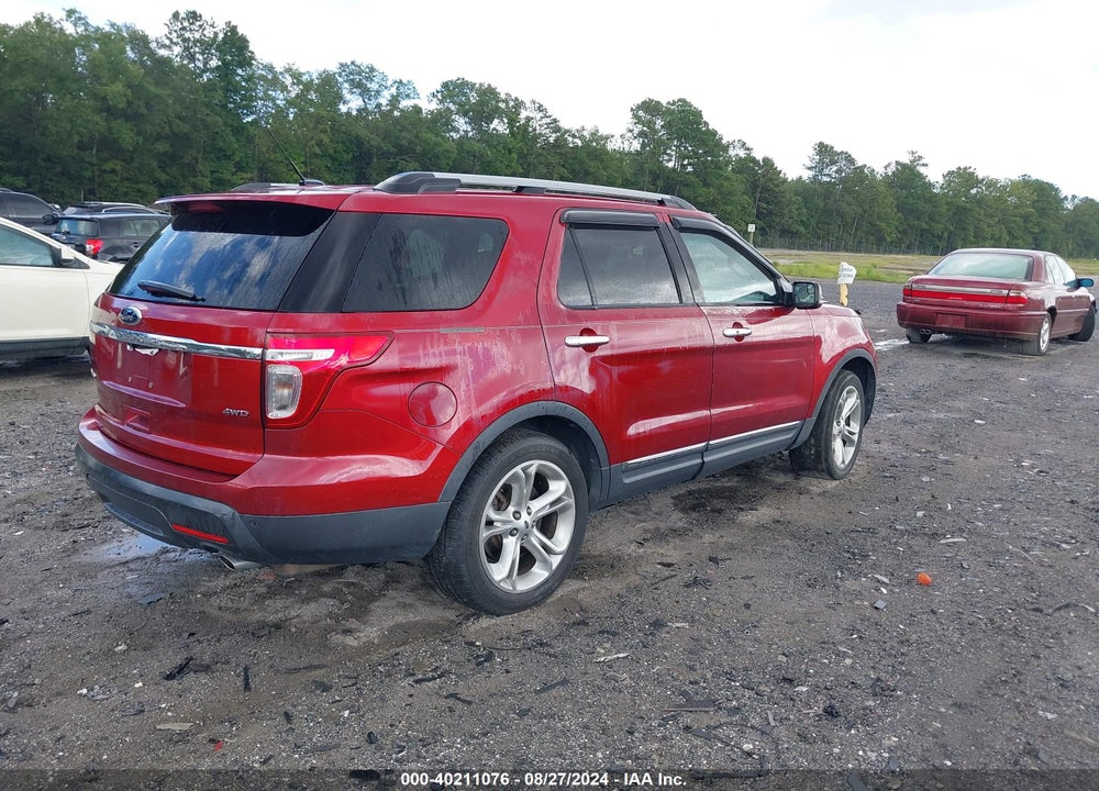 2014 FORD EXPLORER LIMITED VIN: 1FM5K8F89EGB96865