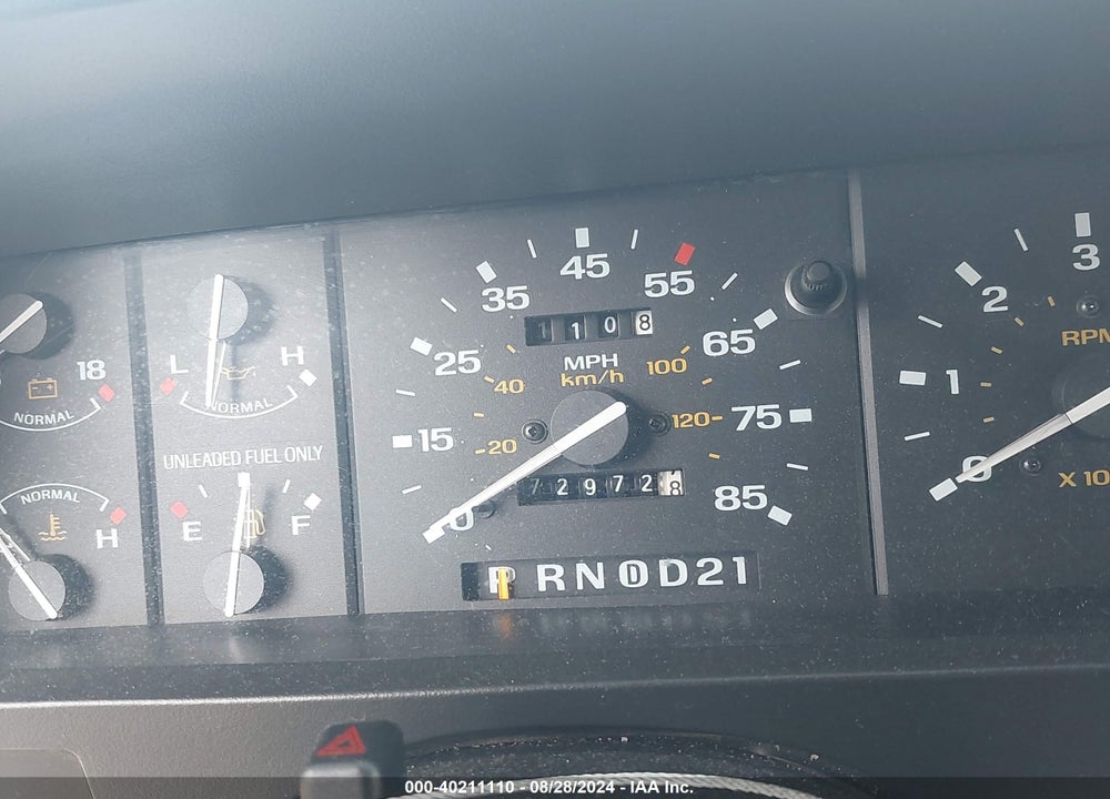 1991 FORD EXPLORER VIN: 1FMDU34X9MUC76699