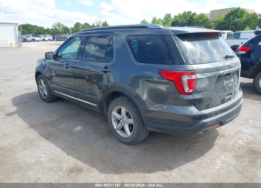 2018 FORD EXPLORER XLT VIN: 1FM5K7D87JGB89095
