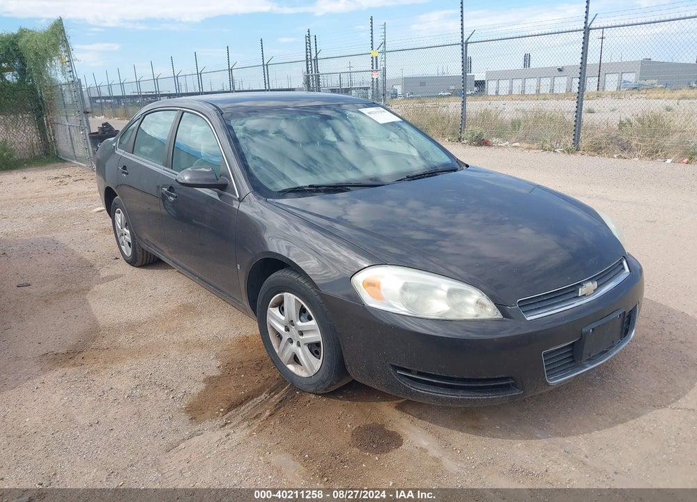 2008 CHEVROLET IMPALA LS VIN: 2G1WB58K981303262