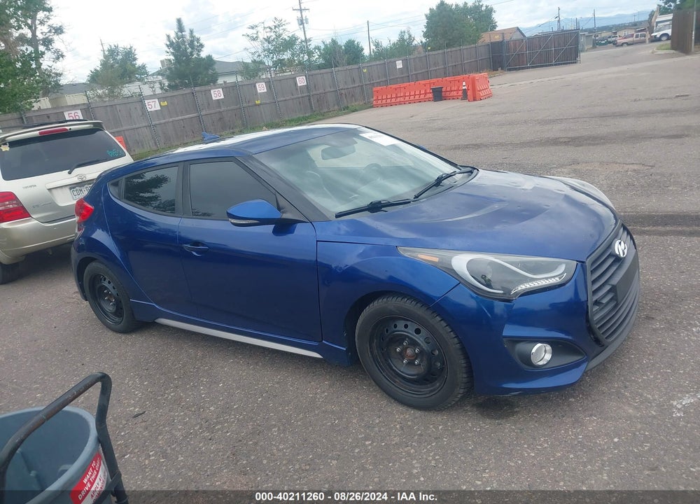 2017 HYUNDAI VELOSTER TURBO VIN: KMHTC6AE3HU312783