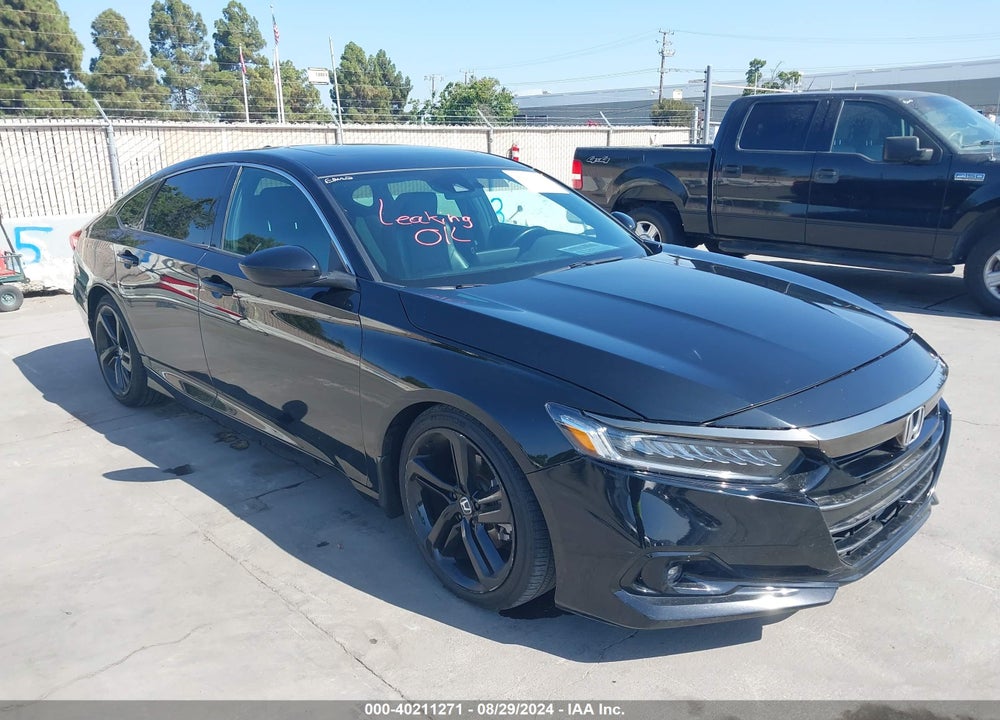 2021 HONDA ACCORD SPORT 2.0T VIN: 1HGCV2F34MA016425
