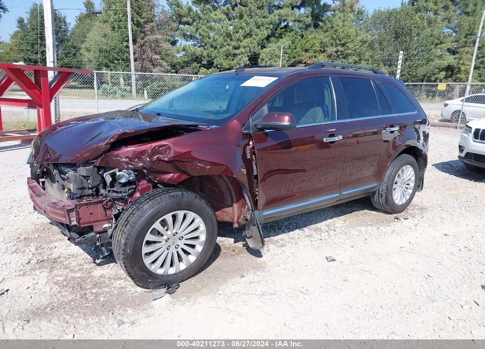 2012 LINCOLN MKX VIN: 2LMDJ6JK7CBL13082